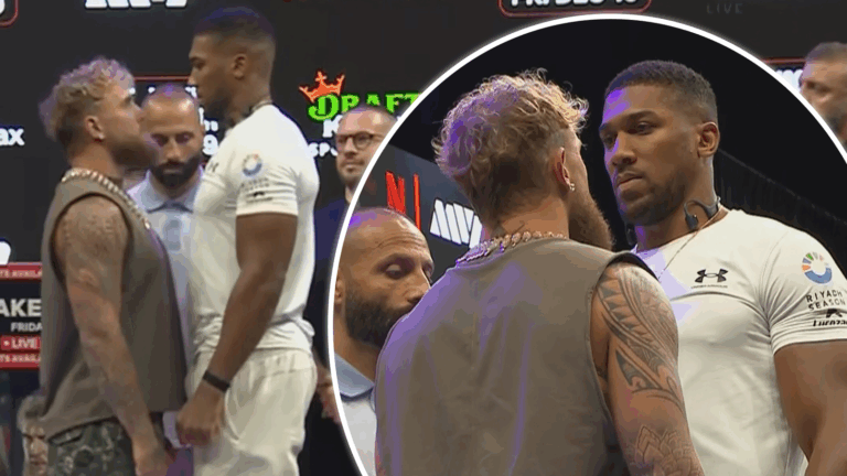 AJ and Jake Paul face off for the first time!