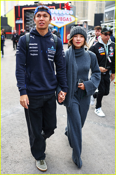 celebrities at the las vegas grand prix