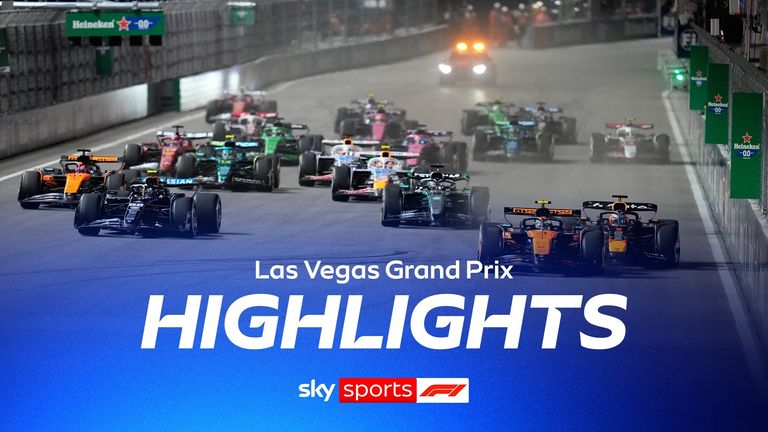 Highlights of the Las Vegas Grand Prix.