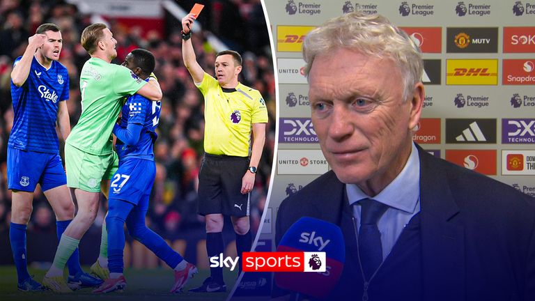 Moyes on Gueye red card