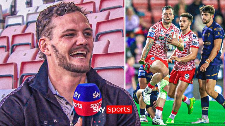 Ethan O'Neill talks NFL inspiration for celebration at Magic Weekend!