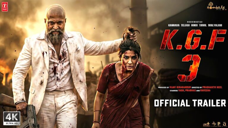 K.G.F: Chapter 3 – Official Trailer / Rocking Star Yash / Kgf 3 Teaser Trailer / New Movie Trailer