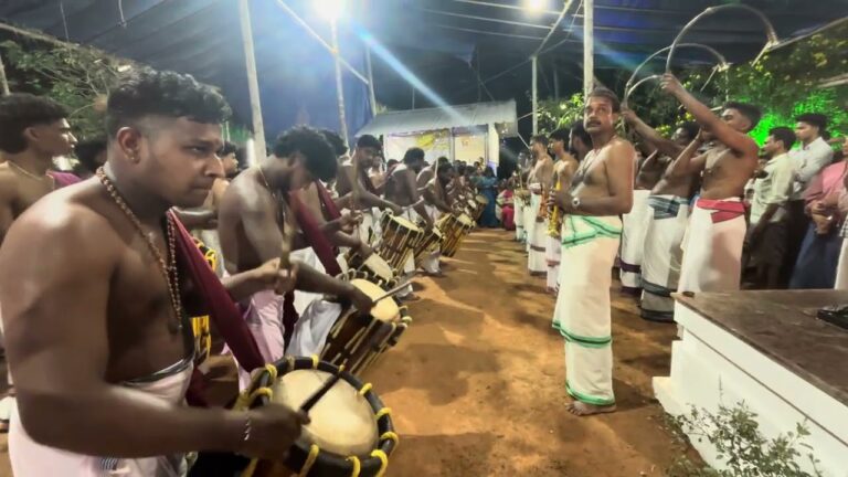 Aarattumahotsavam 2025 | Maranamass Chanda Melam | 4K