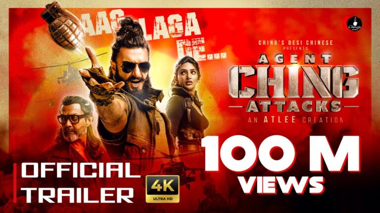 Agent Ching Attacks | Official Trailer | Atlee & Ranveer Singh | Sreeleela, Bobby Deol  🔥🔥🔥
