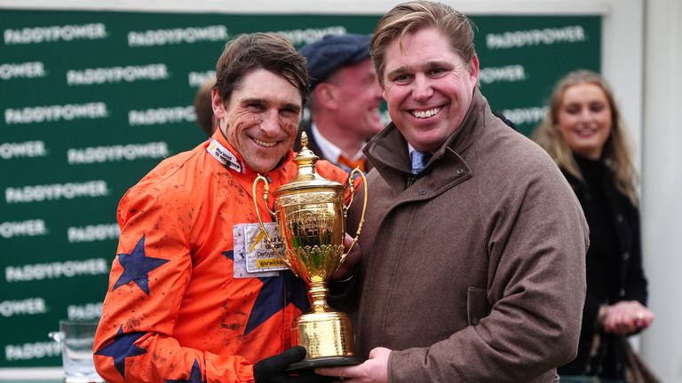 Team Skelton pose with the Paddy Power Gold Cup