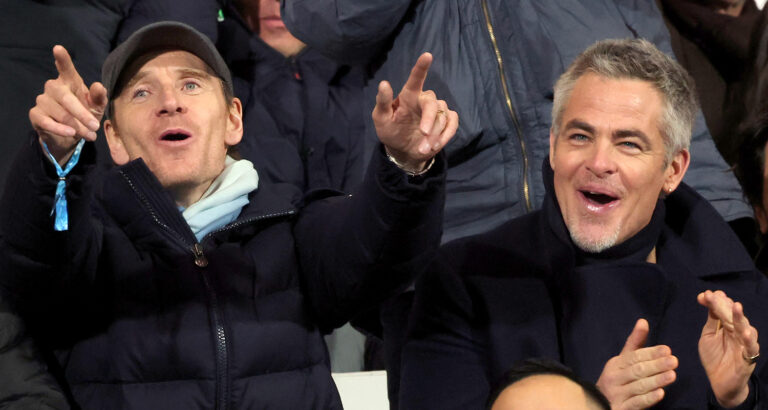 Chris Pine Hangs Out with Michael Fassbender at Como 1907 Soccer Match in Italy! | Chris Pine, Michael Fassbender | Celebrity News and Gossip | Entertainment, Photos and Videos
