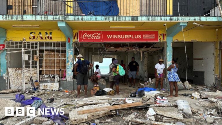 Desperation in Black River, Jamaica, after Hurricane Melissa
