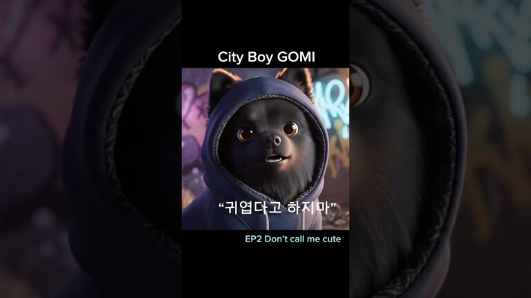 Don’t call me cute | City Boy GOMI EP2 Official trailer #cityboygomi #dogidol#kpopanimation #shorts