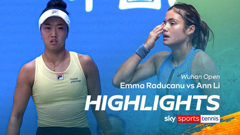 raducanu v ann li highlights