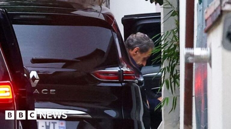 Former French president Sarkozy released from prison after three weeks