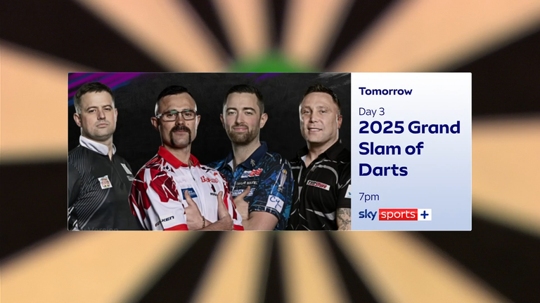Grand Slam of Darts 2025, Monday November 10