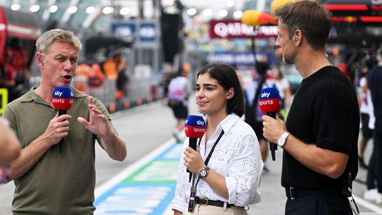 Jamie Chadwick has been a pundit for Sky Sports F1 this year