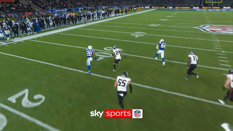 Jonathan Taylor 83 yard TD for Colts in Berlin