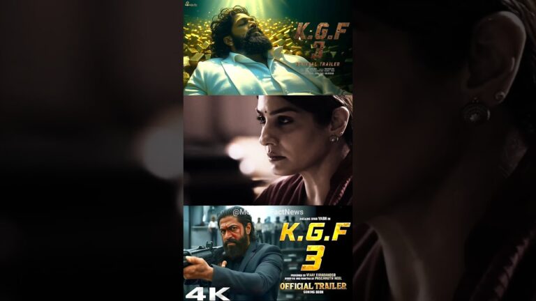 K.G.F: Chapter 3 Trailer | Rocking Star Yash | Kgf 3 Movie | Prashanth Neel | South Movie Trailer