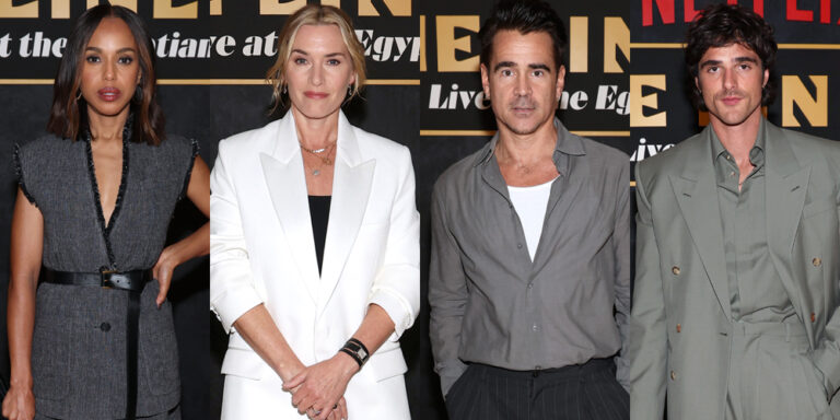 Kerry Washington, Kate Winslet, Colin Farrell, Jacob Elordi, & Dozens More Stars Attend Netflix’s The Lineup to Celebrate the Biggest Films of 2025 | Adam Sandler, Cailee Spaeny, Clint Bentley, Colin Farrell, Edward Berger, EJAE, Emily Mortimer, Felicity Jones, Jacob Elordi, Joel Edgerton, Kate Winslet, Kathryn Bigelow, Kerry Washington, Mark Sonnenblick, Mia Goth, Mila Kunis, Movies, Netflix, Nina Ye, Noah Baumbach, Noah Oppenheim, Oscar Isaac, Ram Bergman, Rian Johnson, Richard Linklater, Sean Baker, Shih-Ching Tsou, Tracy Letts, William H Macy, Zoey Deutch | Celebrity News and Gossip | Entertainment, Photos and Videos