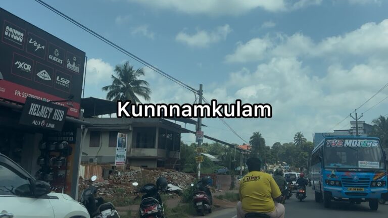 Kunnamkulam city tour 4K | Trissur district