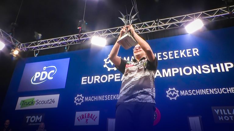 Van Veen beats Humphries to be crowned the new Champion of Europe!