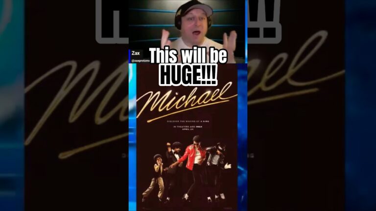 MICHAEL Official Trailer BLOWS UP!!! #michaeljackson #shorts