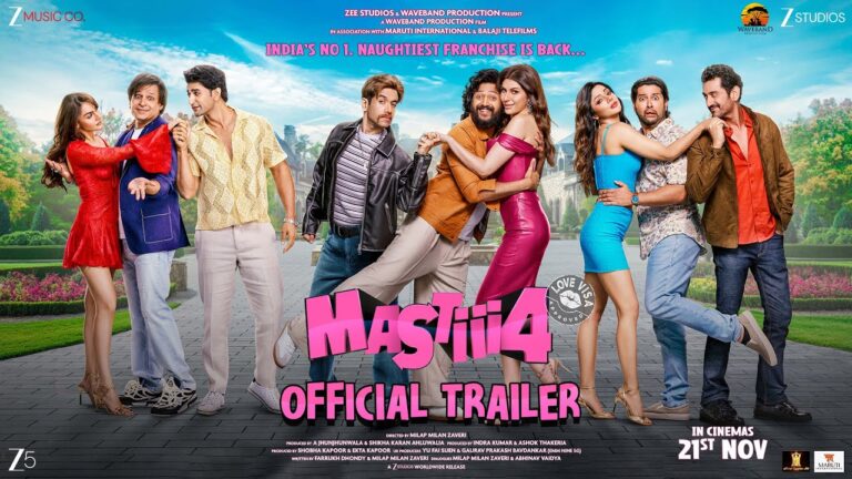 Mastiii 4 – Official Trailer| Riteish Deshmukh | Vivek Oberoi | Aftab Shivdasani | 21st Nov