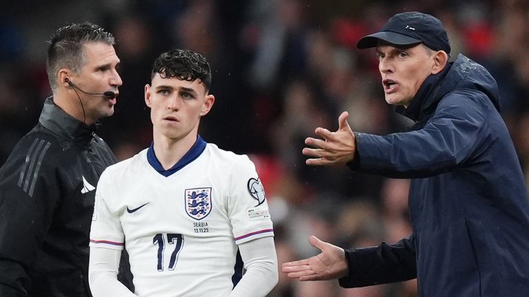 Thomas Tuchel put Phil Foden on as a No 9