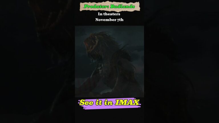 Predators Badlands Official Trailer for 2025 Film 🍋 #Predator #Badlands #ad #vyropartner