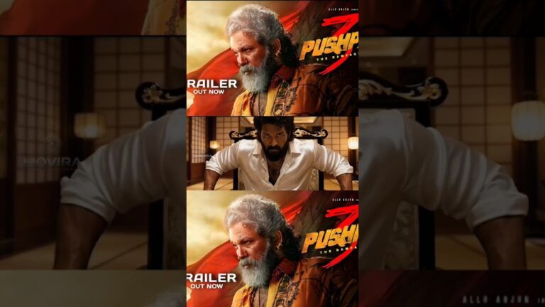 Pushpa 3: The Rampage – Official Trailer |Allu Arjun | #pushpa #shortsfeed #shortvideo