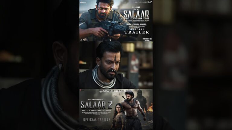 Salaar: Part 2 – Shouryanga Parvam | Official Trailer | Prabhas | Prithviraj | Salaar 2 Teaser