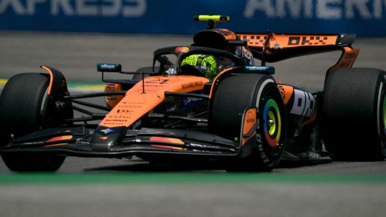 Sao Paulo GP: Lando Norris pips Oscar Piastri to set Practice One pace as Yuki Tsunoda crashes, Lewis Hamilton spins | F1 News