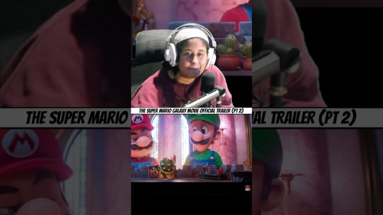 The Super Mario Galaxy Movie Official Trailer REACTION!! (Pt 2)