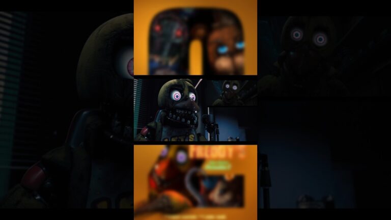 Withered Chica Reacts to the FNAF 2 Official Trailer 2 #fnaf2movie