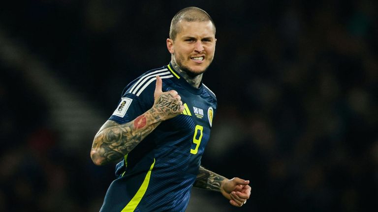 Lyndon Dykes has 46 caps for Scotland 