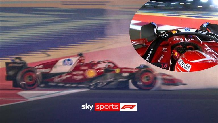charles leclerc big spin qatar q3