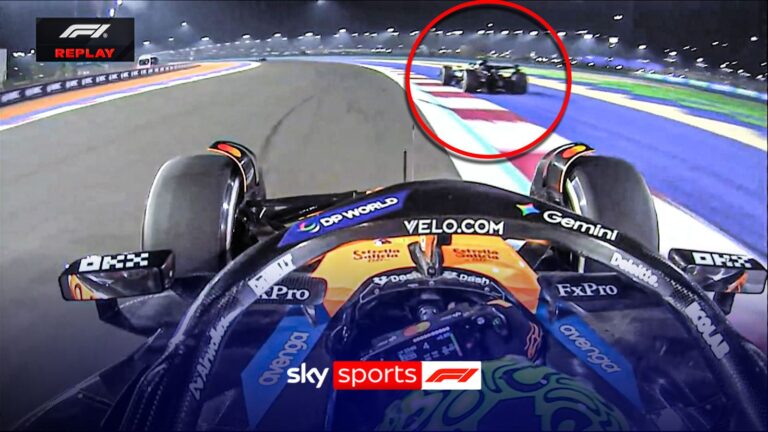 A closer look at Antonelli's mistake that gifted Norris overtake