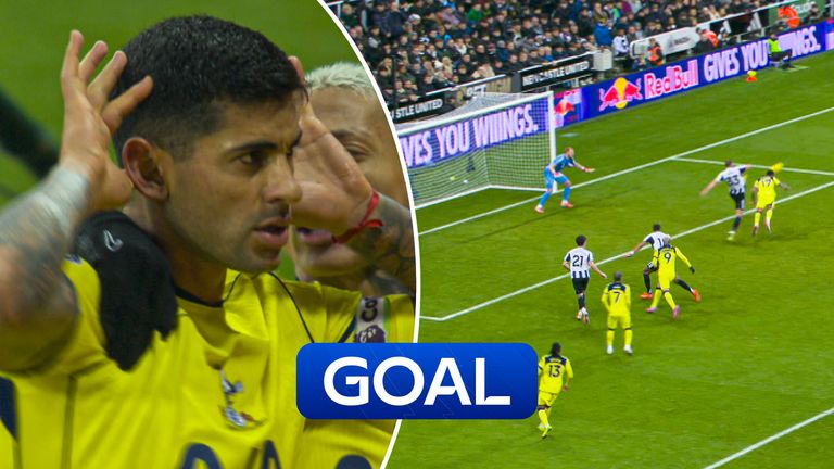 Romero scores equaliser for Spurs.