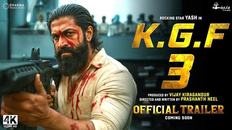 K.G.F: Chapter 3 – Official Trailer | Rocking Star Yash | Prashant N | South Movie | New Trailers