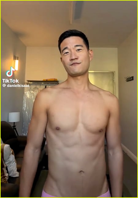 Daniel K Isaac shirtless