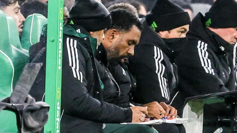 Wilfried Nancy: Celtic boss won’t “waste time” on criticism after tactics board reaction and Hearts loss as Roma test awaits | Football News