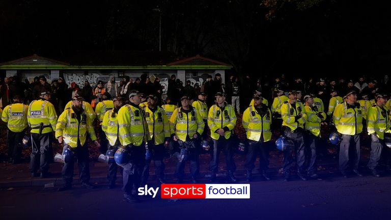 With disruptive protests expected, Sky Sports News' Rob Jones says Aston Villa's Europa League game against Maccabi Tel Aviv passed off without major incident.