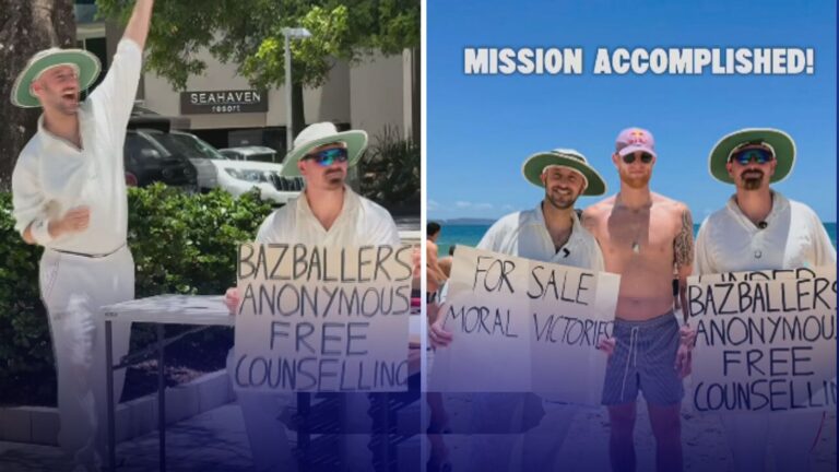 Ashes nightmare continues as Aussie radio station troll England on beach!