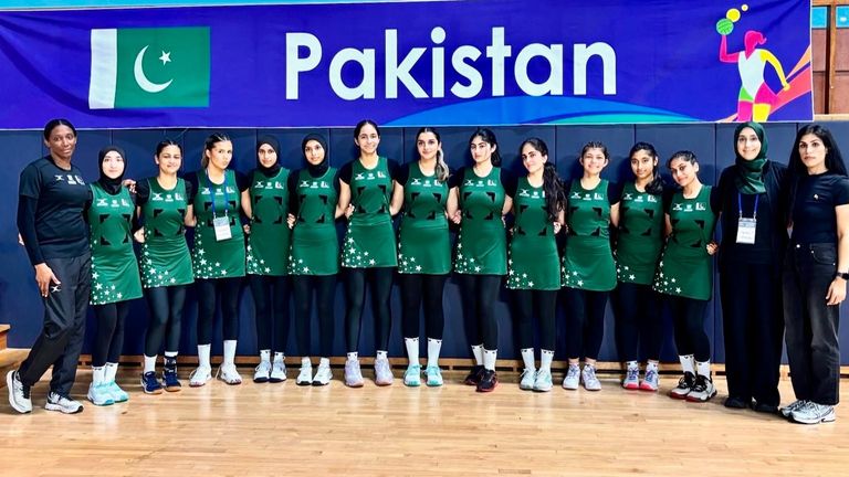 The Pakistan Netball Academy is supported by NSL club Birmingham Panthers