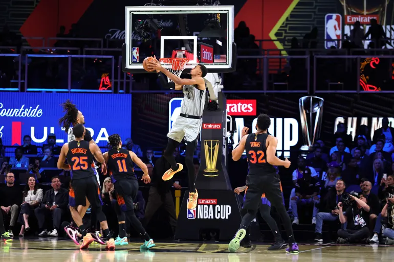 San Antonio's Victor Wembanyama in action.