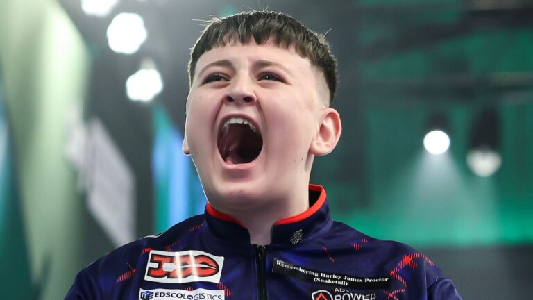 MItchell Lawrie: ‘Next Luke Littler’ and teenager described ‘future of darts’ wins JDC Junior World Championship title at Alexandra Palace | Darts News