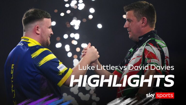 Highlights: Littler gets the job done in tough contest against Davies