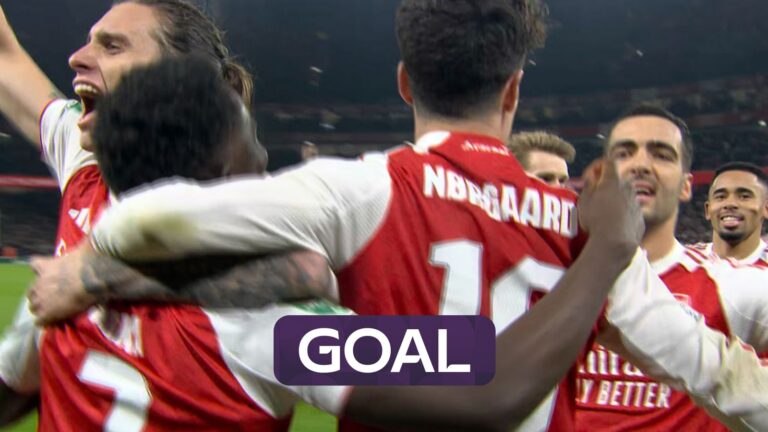 Arsenal finally make breakthrough forcing own goal from a corner!
