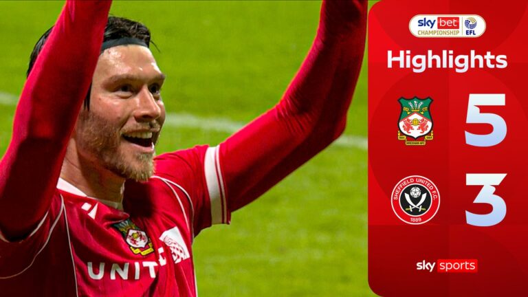 Wrexham fight back against Blades to win eight-goal thriller!