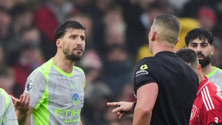Ref Watch: Ruben Dias should have been sent off for Man City against Nottingham Forest for second bookable offence on Igor Jesus | Football News