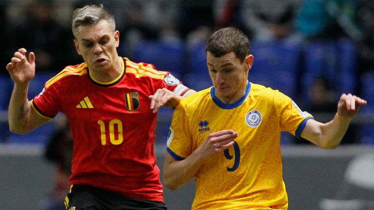 Islam Chesnokov (R) is set to join Hearts