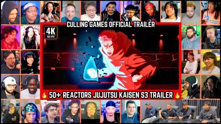 🔥🔥50+ Reactors JUJUTSU KAISEN SEASON 3 CULLING GAME OFFICIAL TRAILER REACTION MASHUP #jujutsukaisen