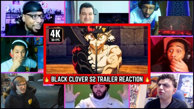 🔥🔥Black Clover Season 2 Official Trailer Reaction Mashup – ブラッククローバー シーズン2 公式予告編 リアクションマッシュアップ