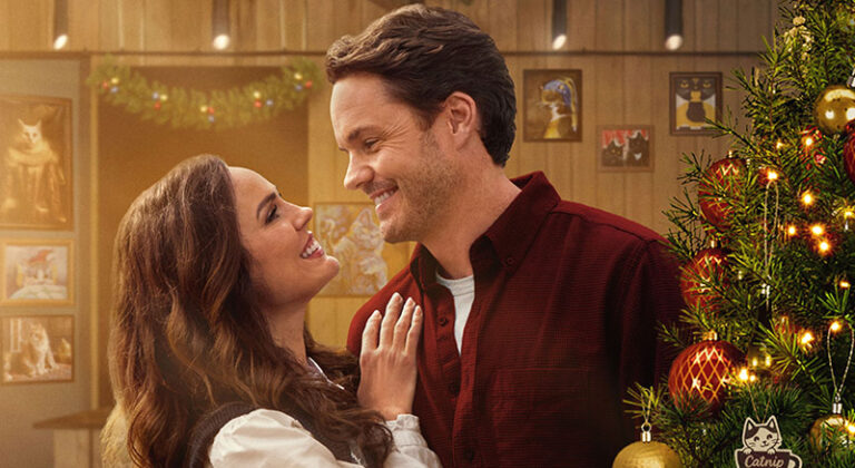 Erin Cahill & Paul Campbell Bonded with 15 Cats In-Between Takes on ‘Christmas at the Catnip Café’ | Erin Cahill, Hallmark Channel, Paul Campbell | Celebrity News and Gossip | Entertainment, Photos and Videos